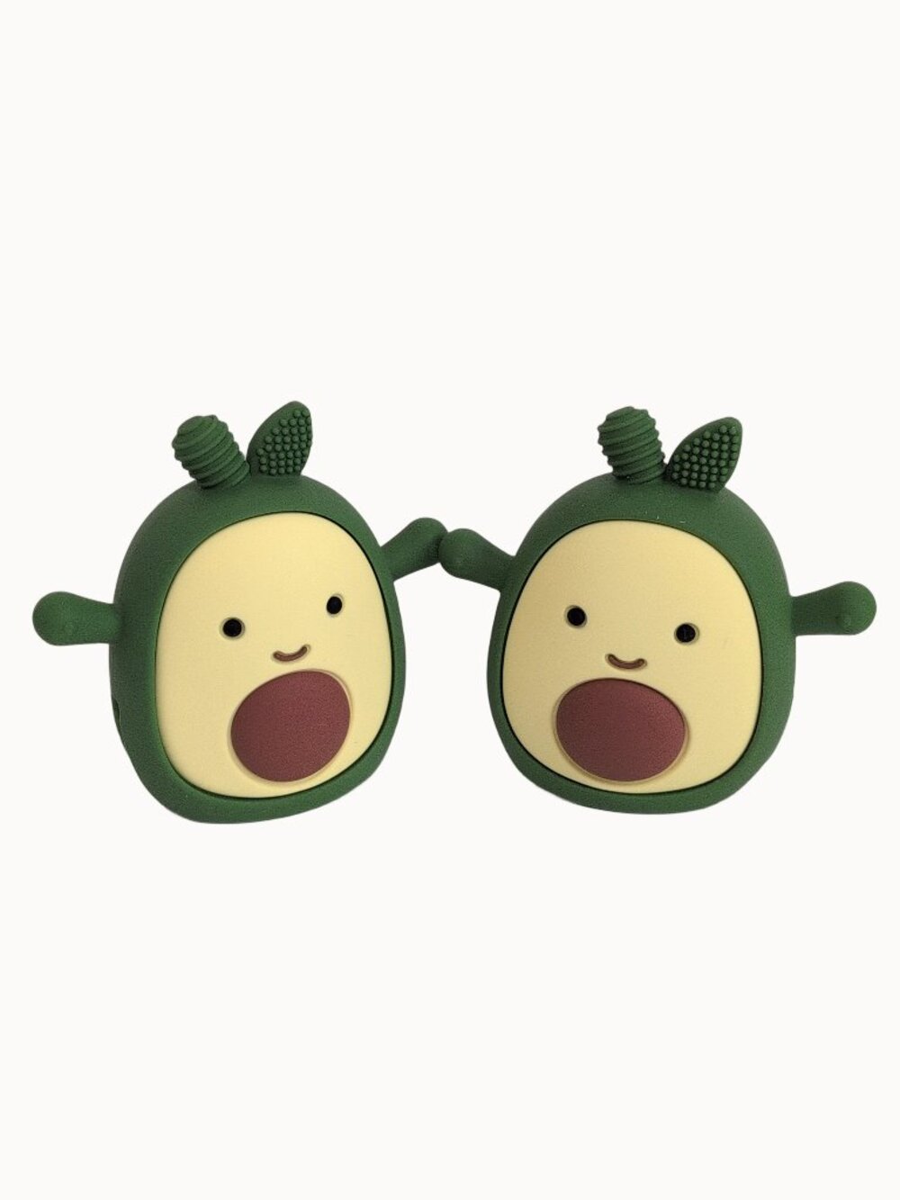NWT ChookaChoo Baby Teething Toy Silicone Avocado Teething Hand Mitten BPA Free